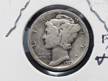 1923-S Mercury Dime  FINE