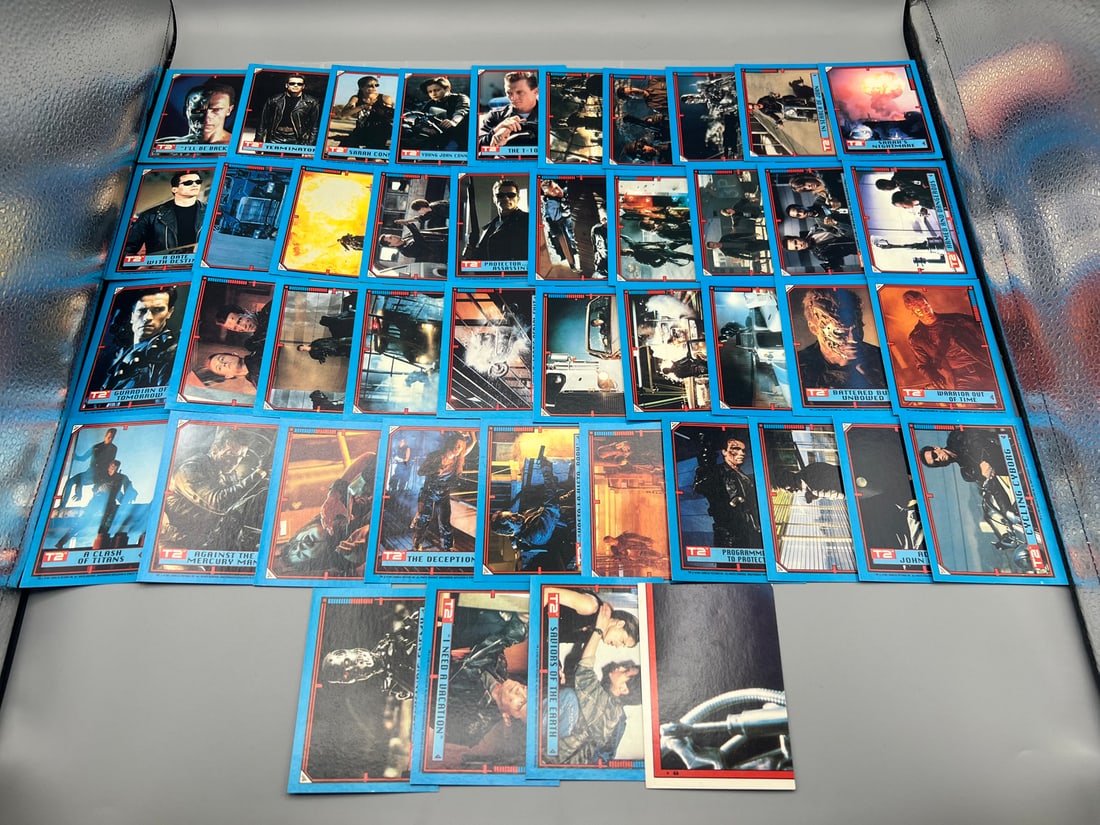 1991 Topps Terminator 2 Complete 44 Card Sticker Set (1 of 5)