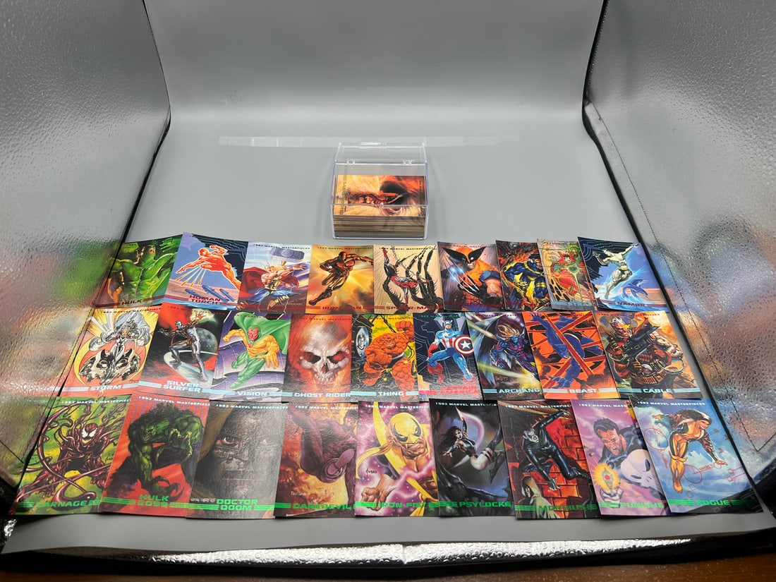 1993 Skybox Marvel Masterpieces Complete 90 Card Series Two Set (1 of 4)