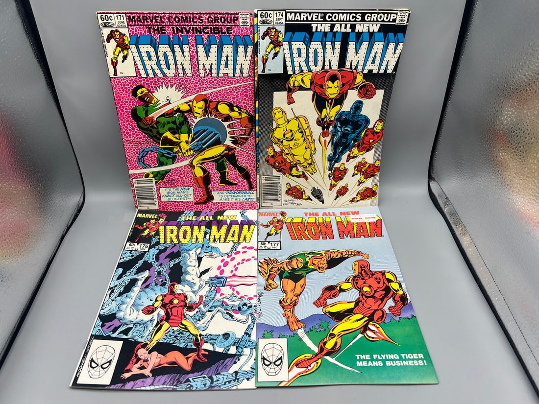 Lot of (4) Assorted Iron Man Comic Books - Varying Conditions (1 of 2)