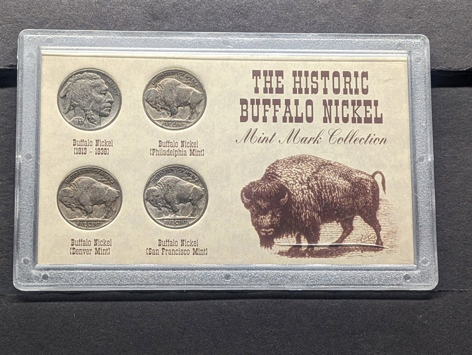 The Historic Buffalo Nickel Mint Mark Collection (1 of 2)