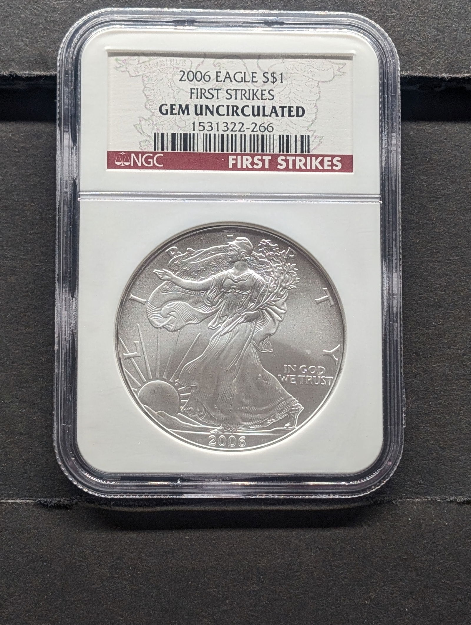 2006 American Silver Eagle - NGC GEN UNC *First Strike* (1 of 4)
