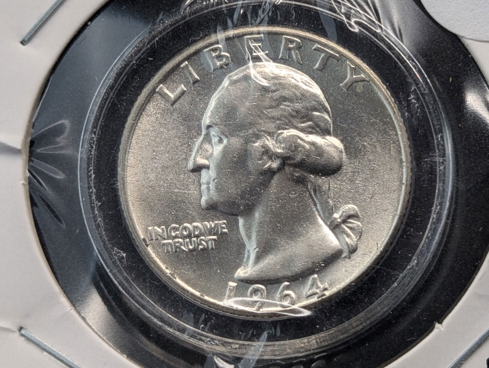 1964-D BU 90% Silver Washington Quarter (1 of 3)