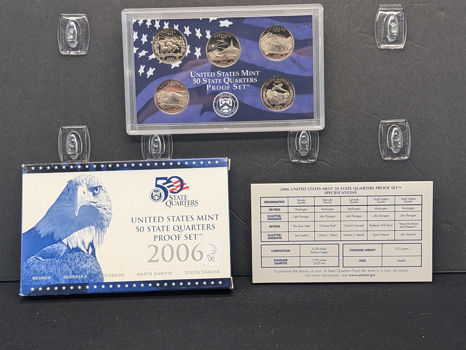 2006-S U.S. Mint 50 State Quarter Proof Set (1 of 4)