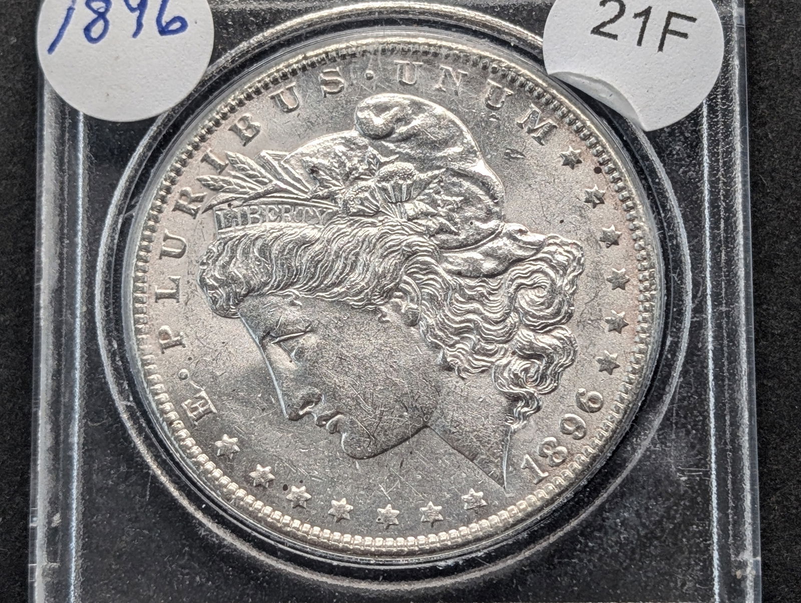 1896 Morgan Silver Dollar BU (1 of 3)