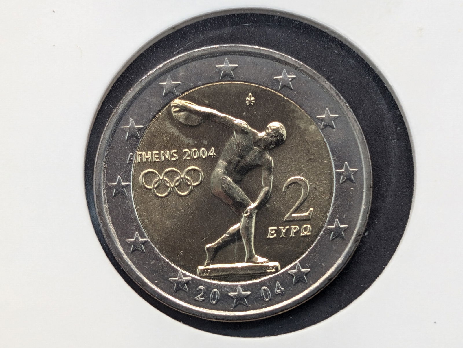 (1) 2004 2 Euro- 2004 Athens Olympic Games coin (1 of 2)