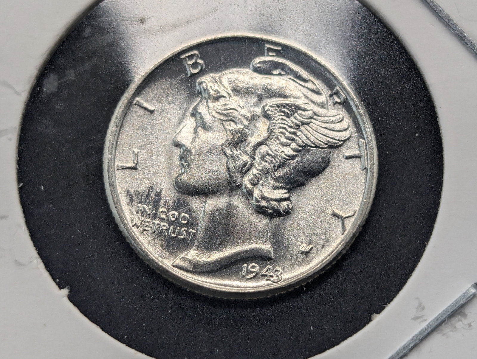 1943 Mercury Silver Dime- CHOICE BU (1 of 3)