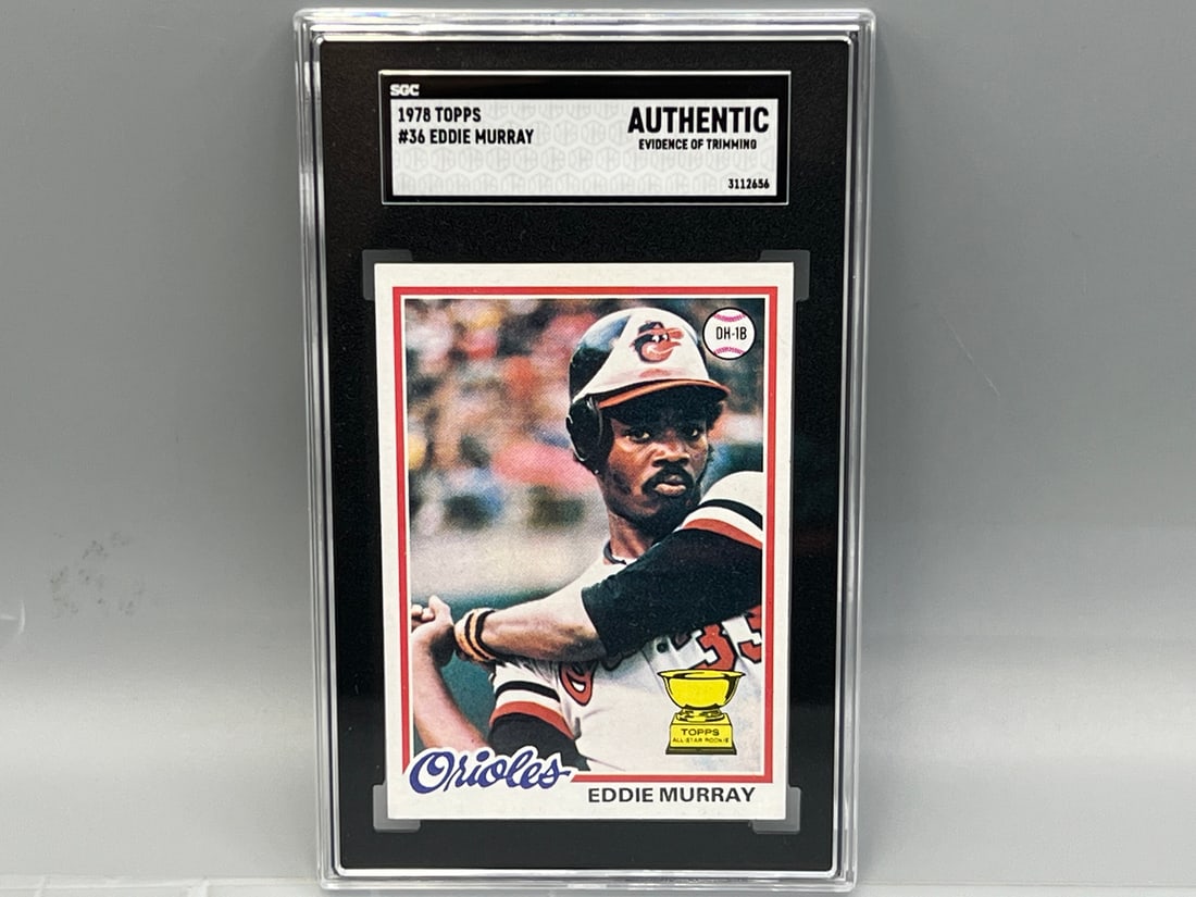 1978 Topps Eddie Murray RC #36 SGC Authentic (1 of 2)