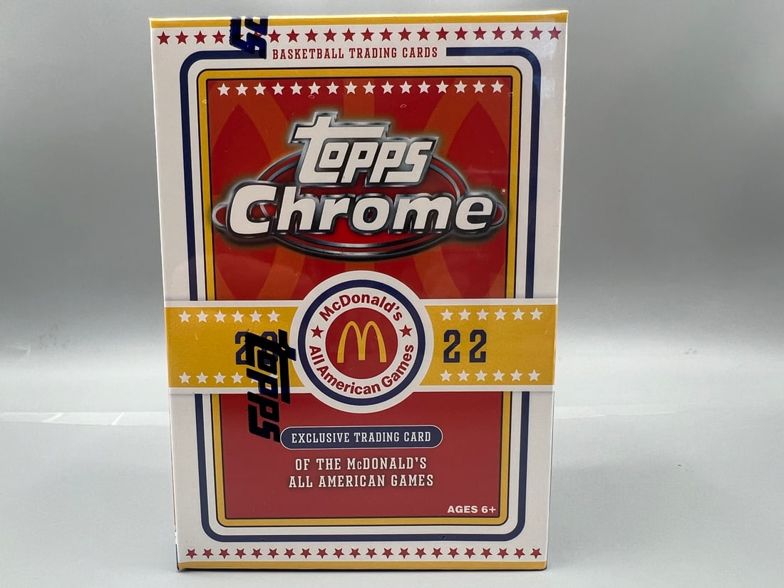 2022 Topps Chrome McDonald's All American Games Basketball Sealed Blaster Box: 2022 Topps Chrome McDonald's All American Games Basketball Sealed Blaster Box