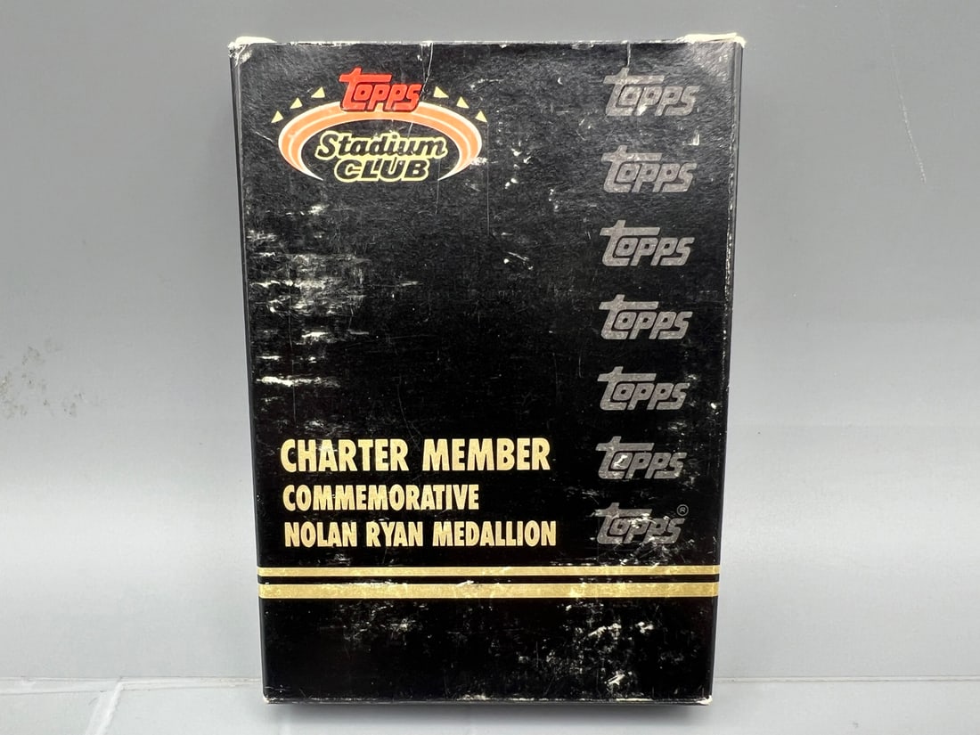 1991 Topps Stadium Club Nolan Ryan Bronze Medallion Card (1 of 3)