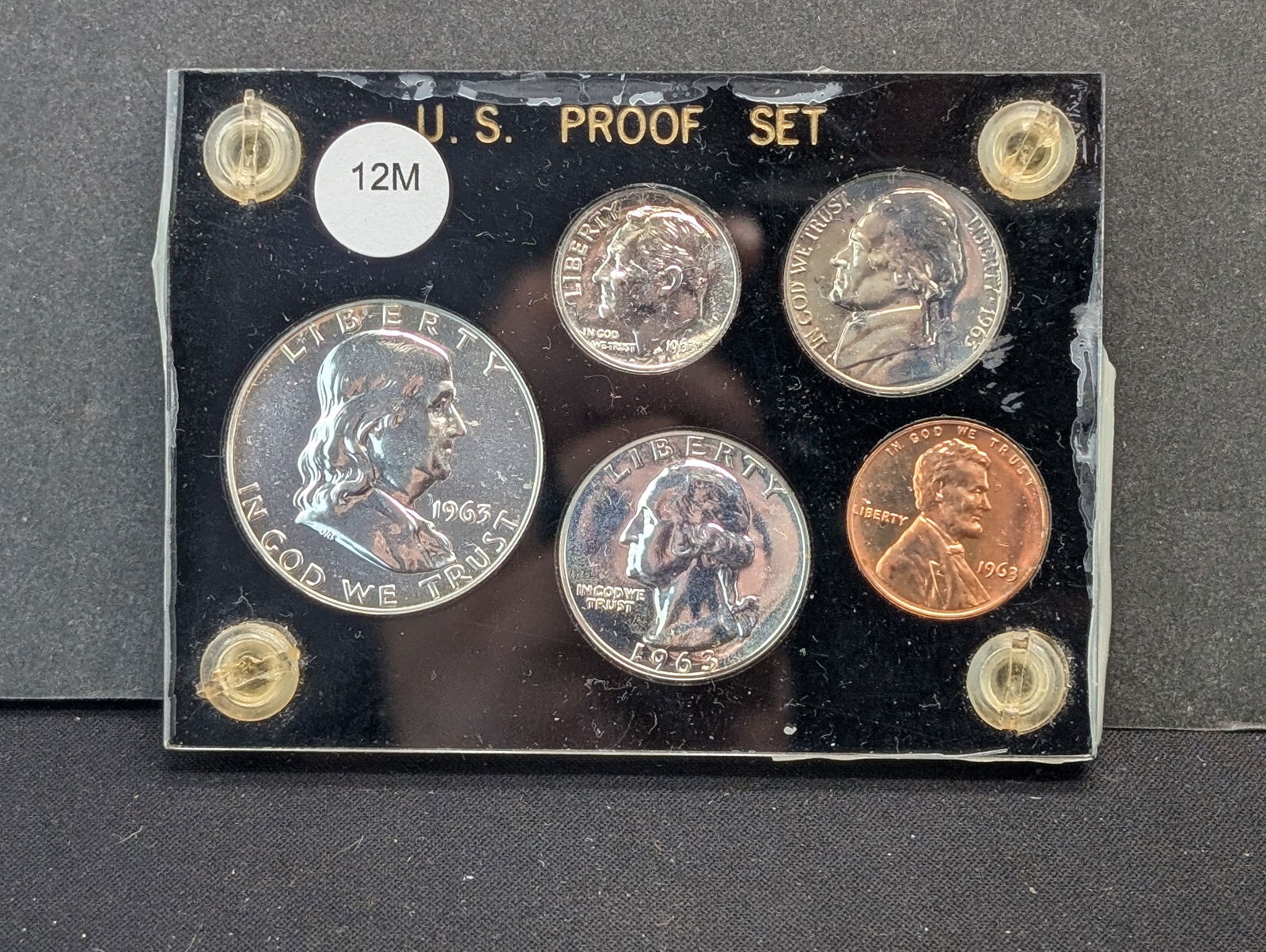 1963 United States 5-Coin Silver Proof Set. (1 of 3)