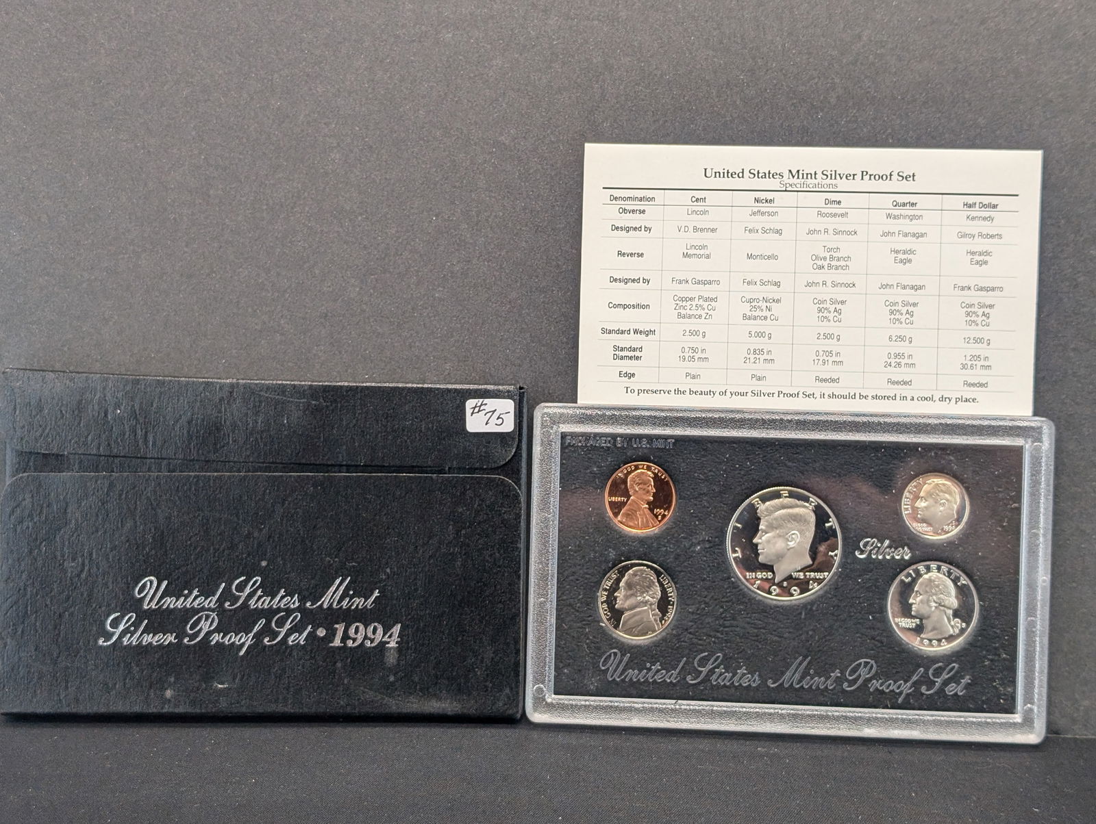 1994 United States Mint Silver Proof Set (1 of 4)