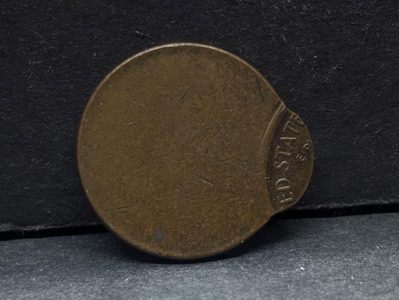 Off-Center Struck Lincoln  Cent (1 of 2)