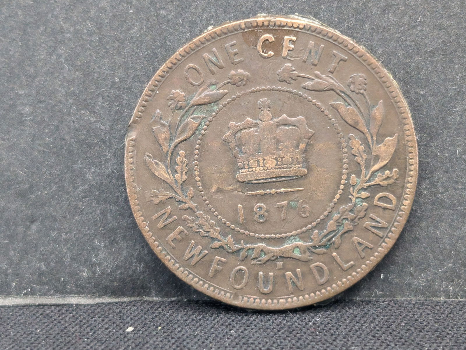 1876-H Newfoundland Large Cent (1 of 2)