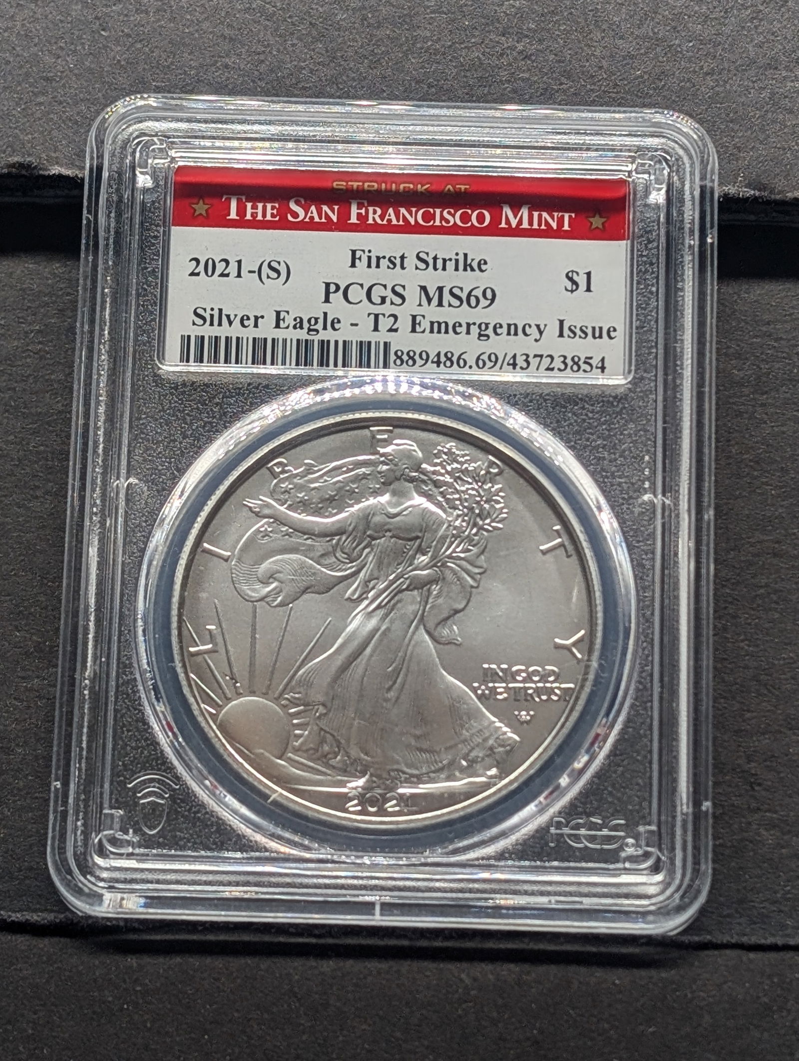 2021-S T-2 American Silver Eagle - PCGS MS69 *First Strike* (1 of 4)