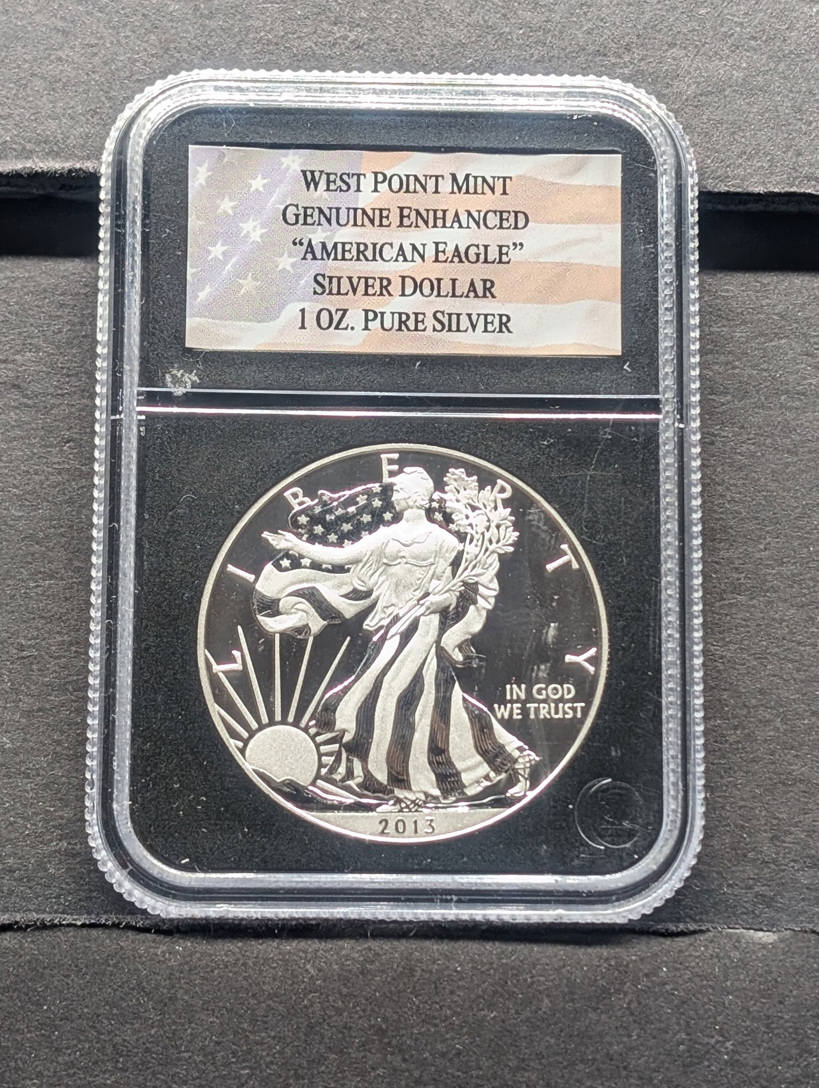 2013-W American Silver Eagle - Genuine Enhanced (1 of 4)