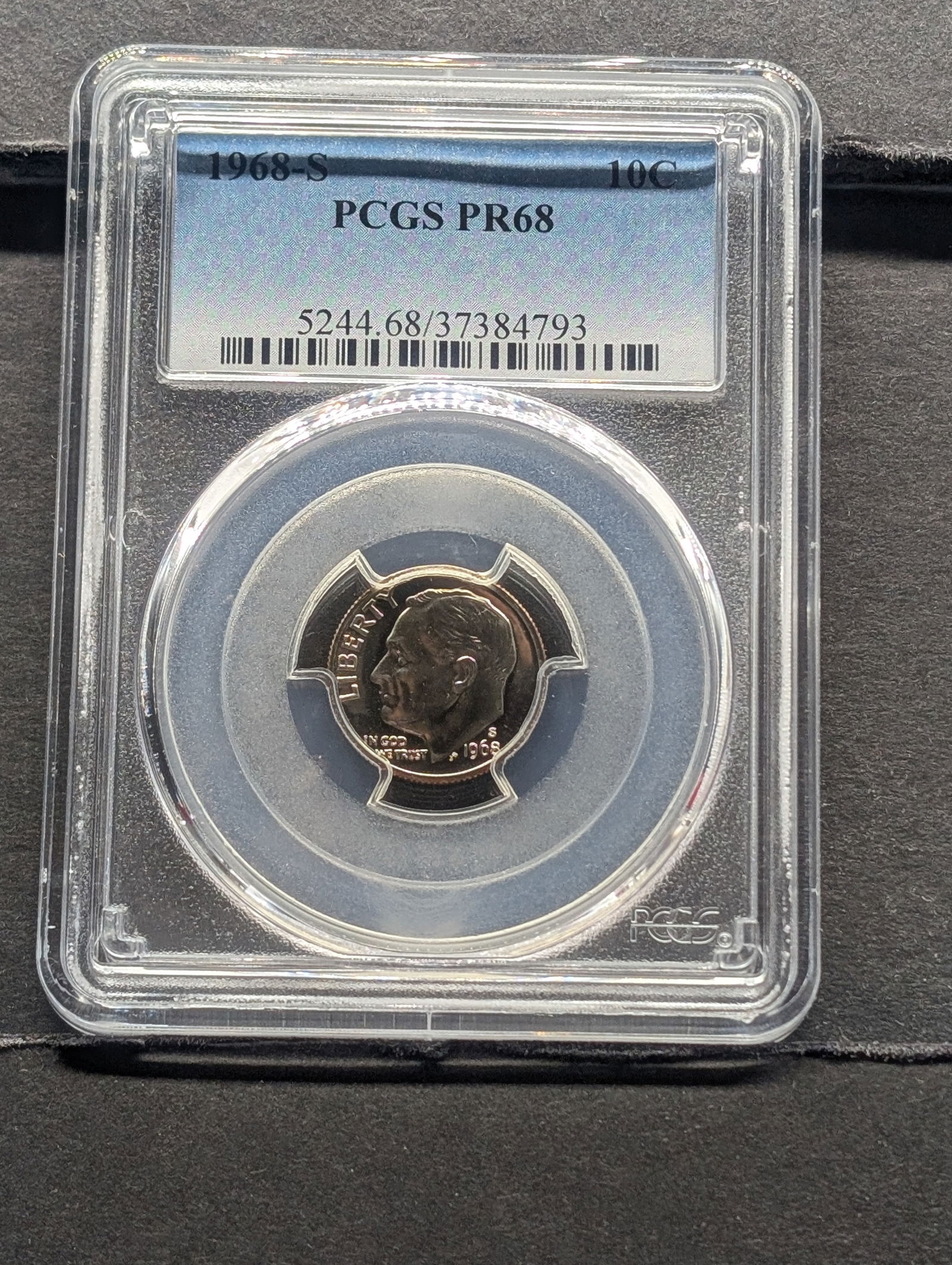 1968-S PROOF Roosevelt Dime - PCGS PR68 (1 of 4)