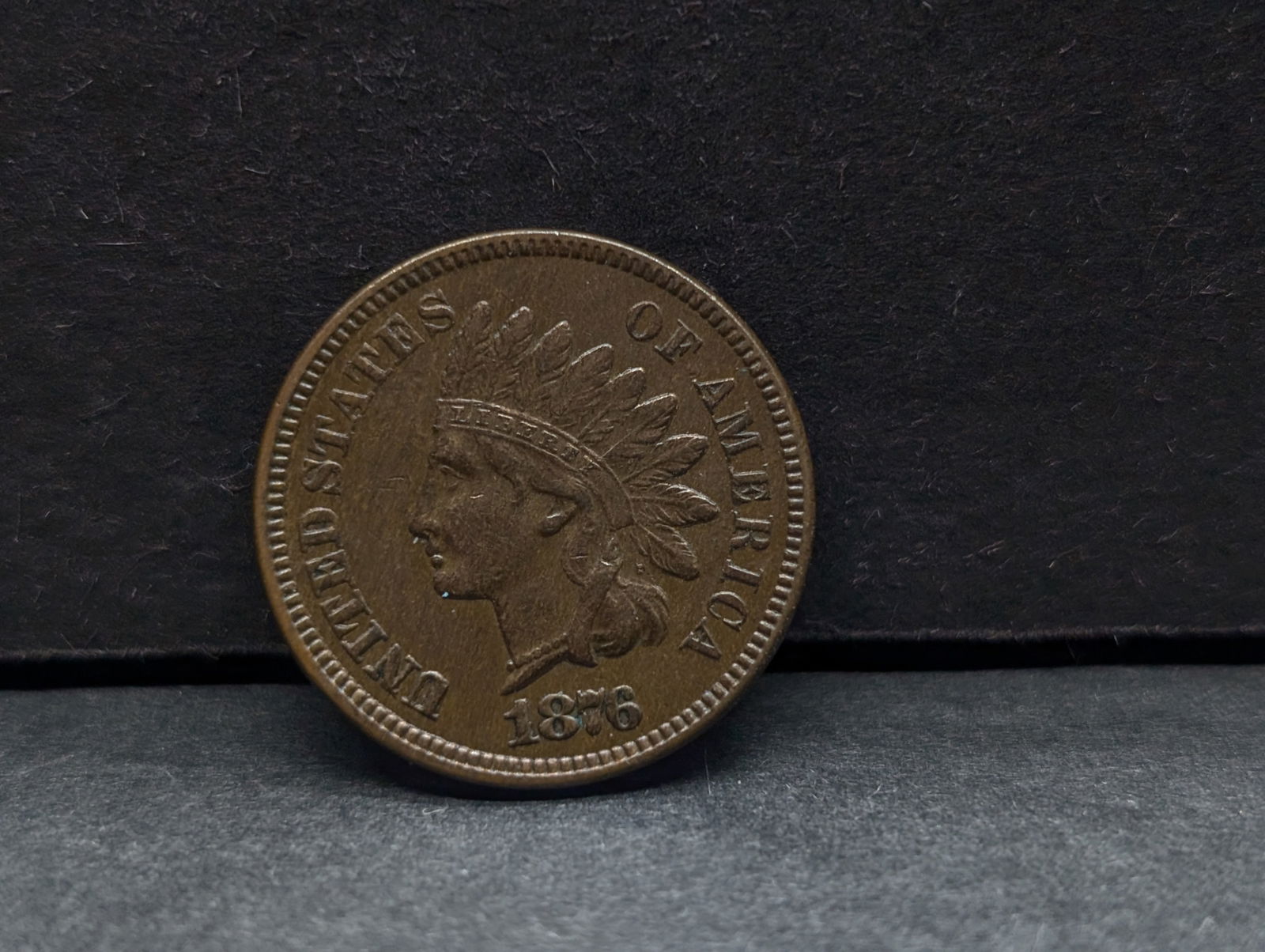 1876 Indian Head Cent - AU+ (1 of 2)