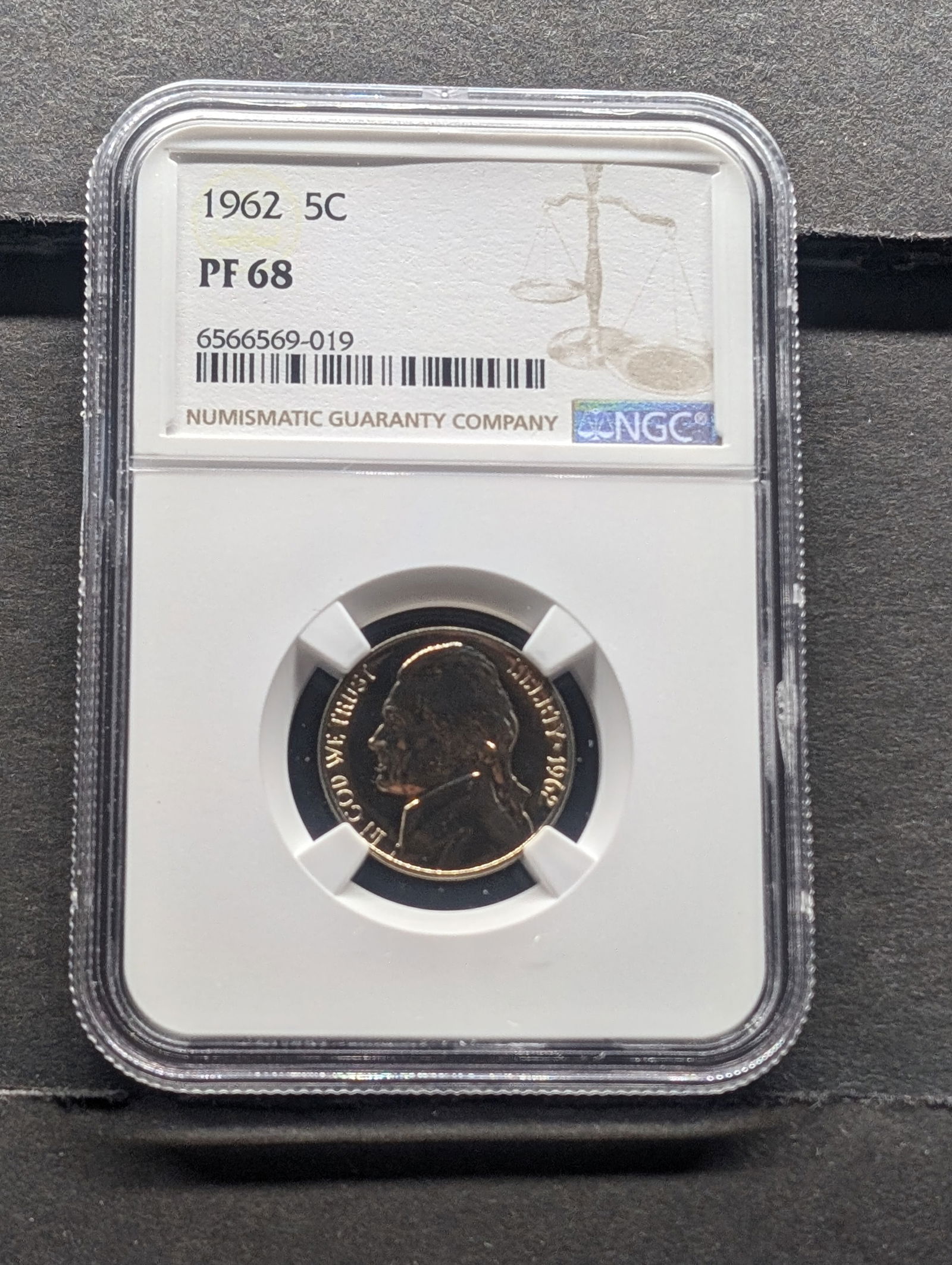 1962 PROOF Jefferson Nickel - NGC PF68 (1 of 4)