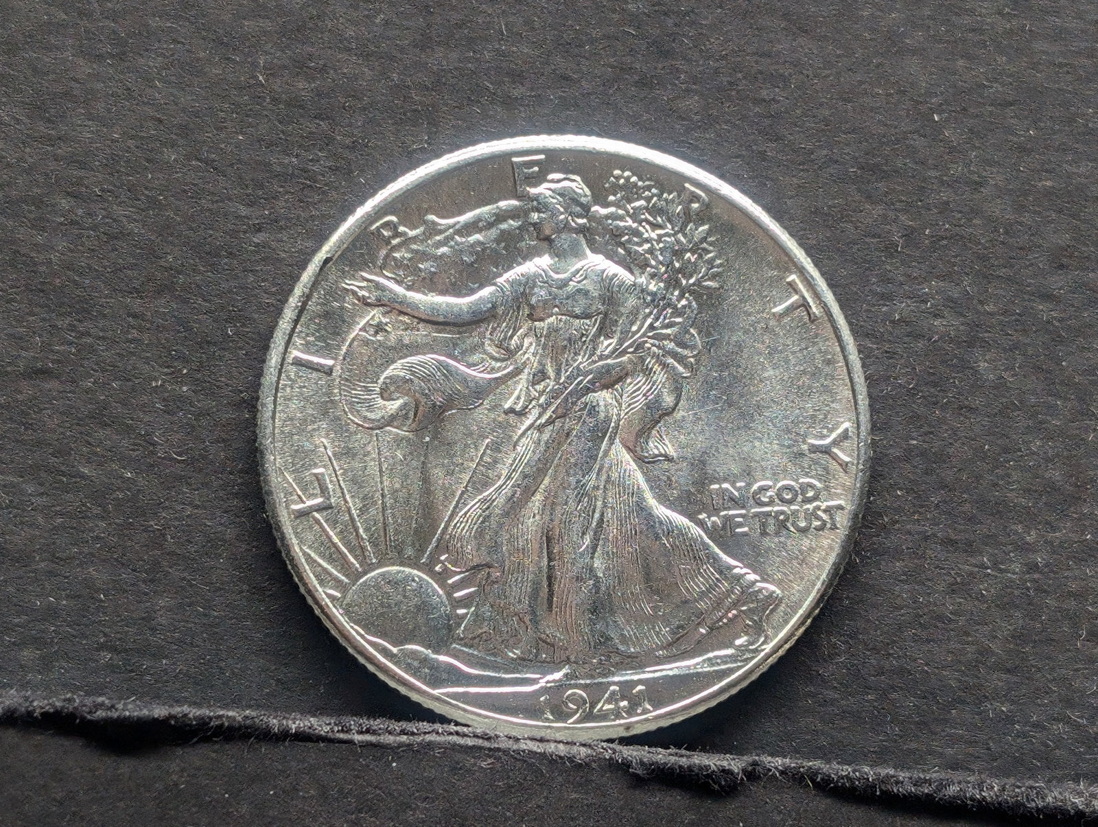 1941 Walking Liberty Half Dollar *BRIGHT & FLASHY*: 1941 Walking Liberty Half Dollar *BRIGHT & FLASHY*