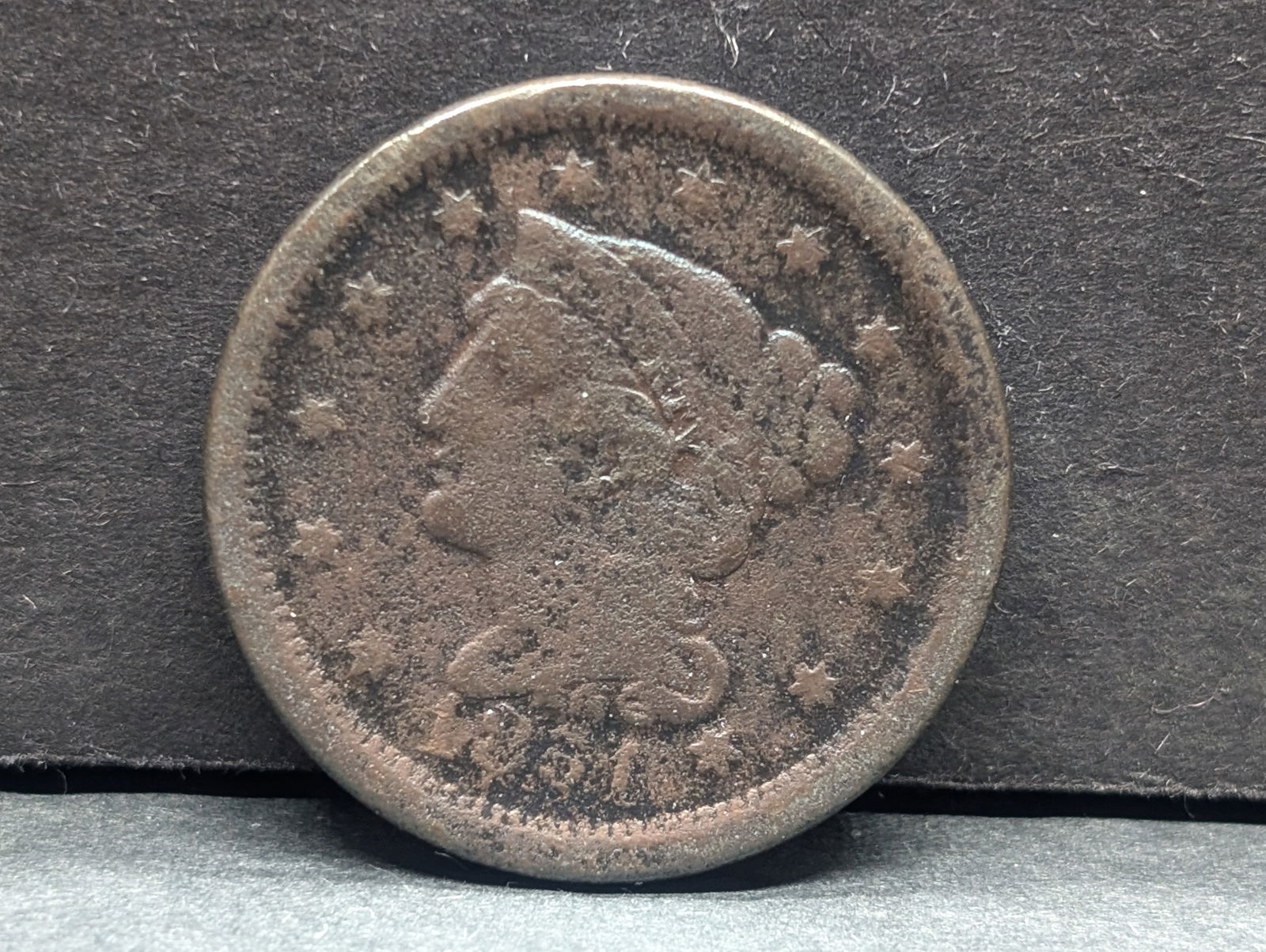 1851 Braided Hair Large Cent *VG/FINE* (1 of 2)
