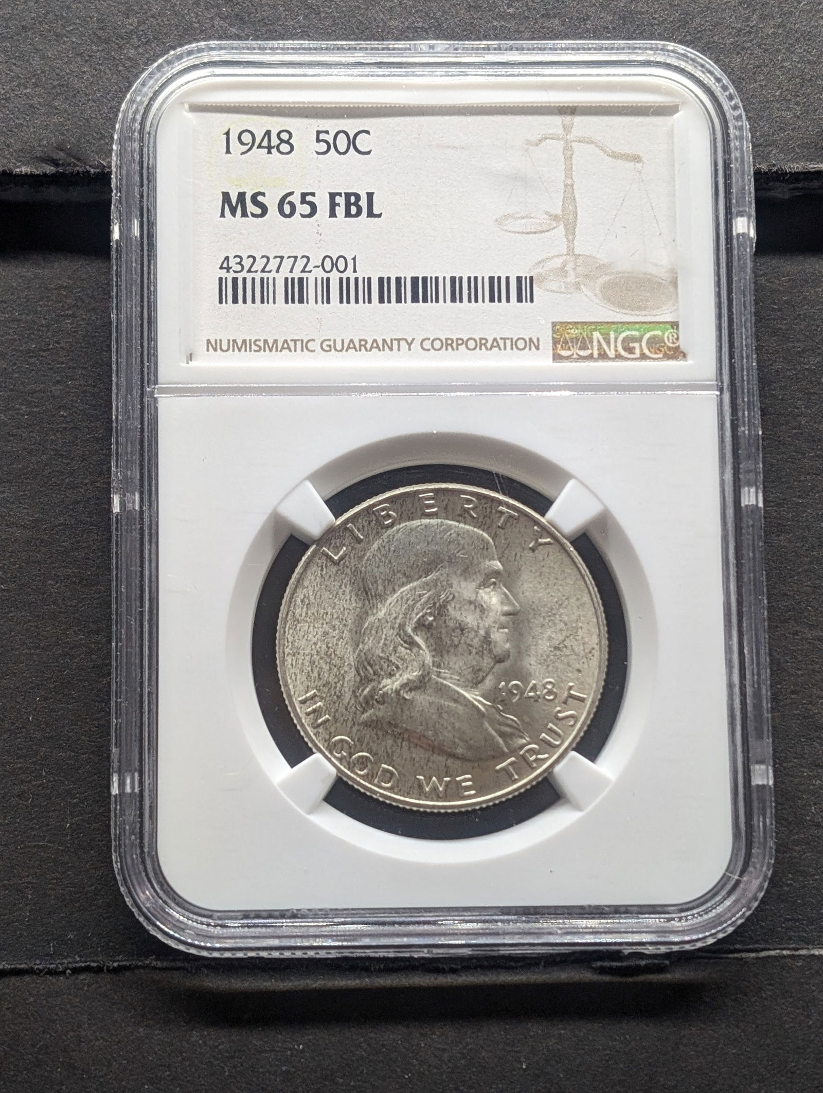 1948 Franklin Half Dollar - NGC MS65 FBL (1 of 4)