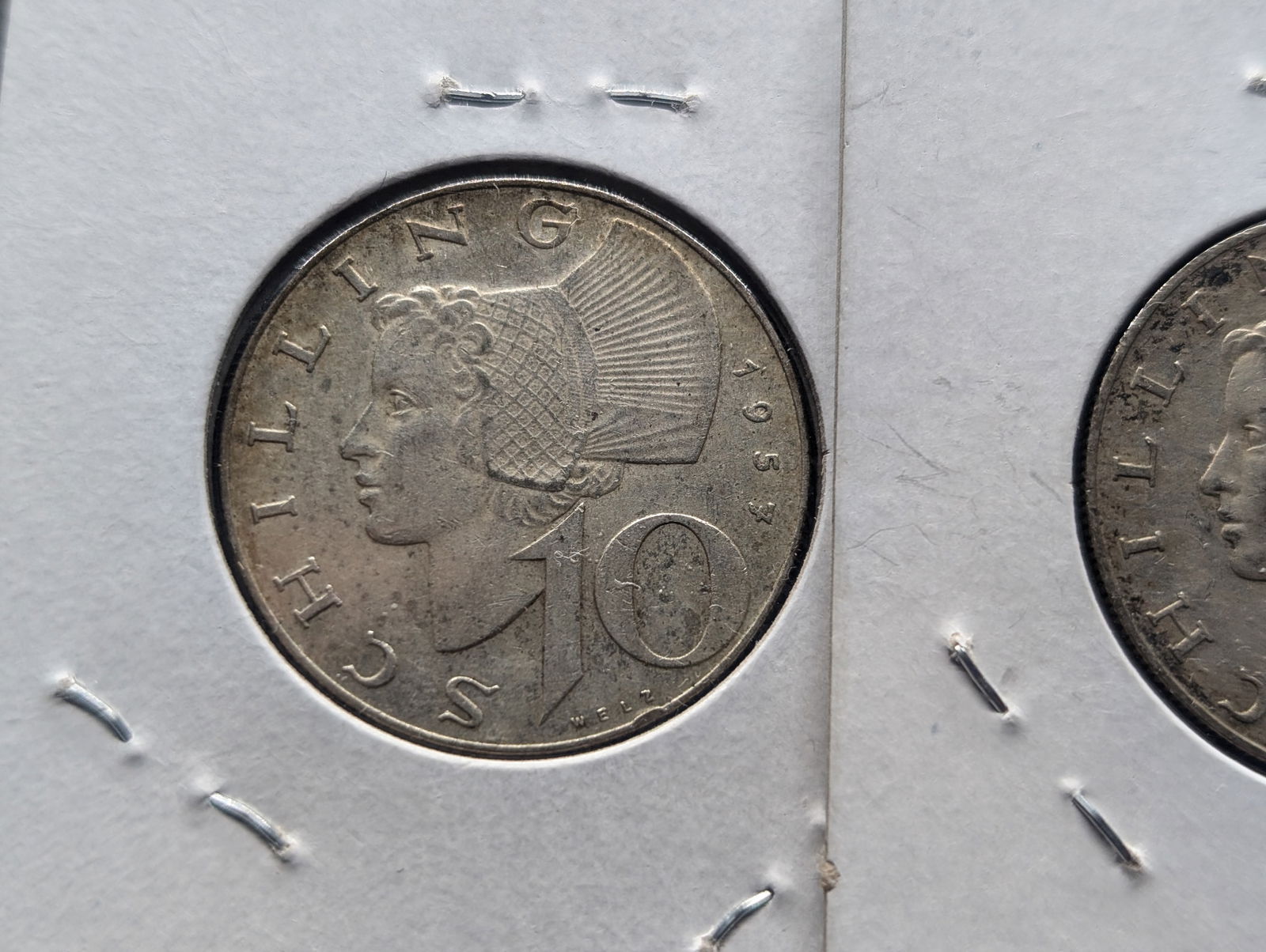 1958 Austria - 10 Schillings - QTY = 3. 64% Silver (1 of 4)