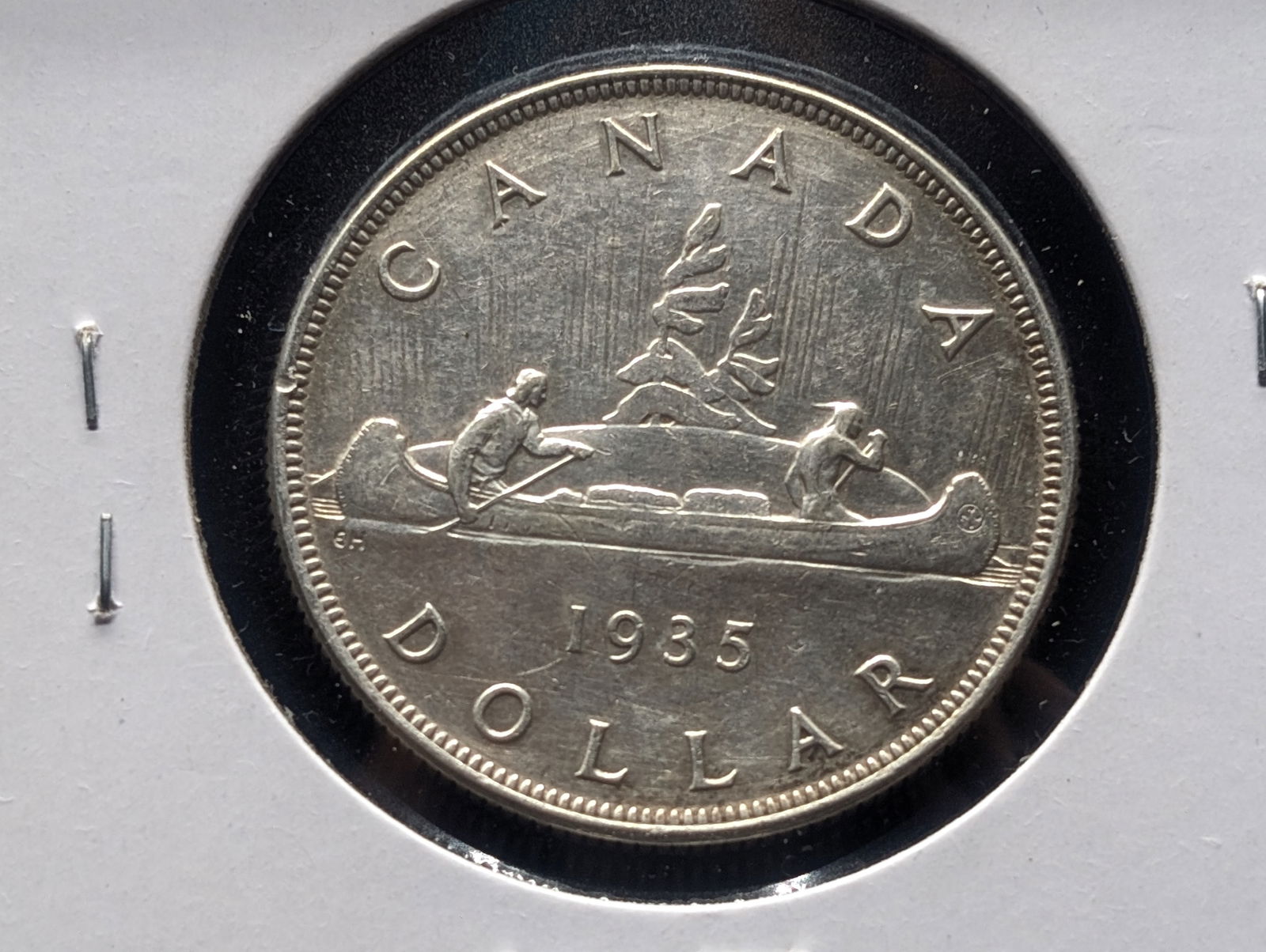 1935 Canada $1.  Scarce. (1 of 3)