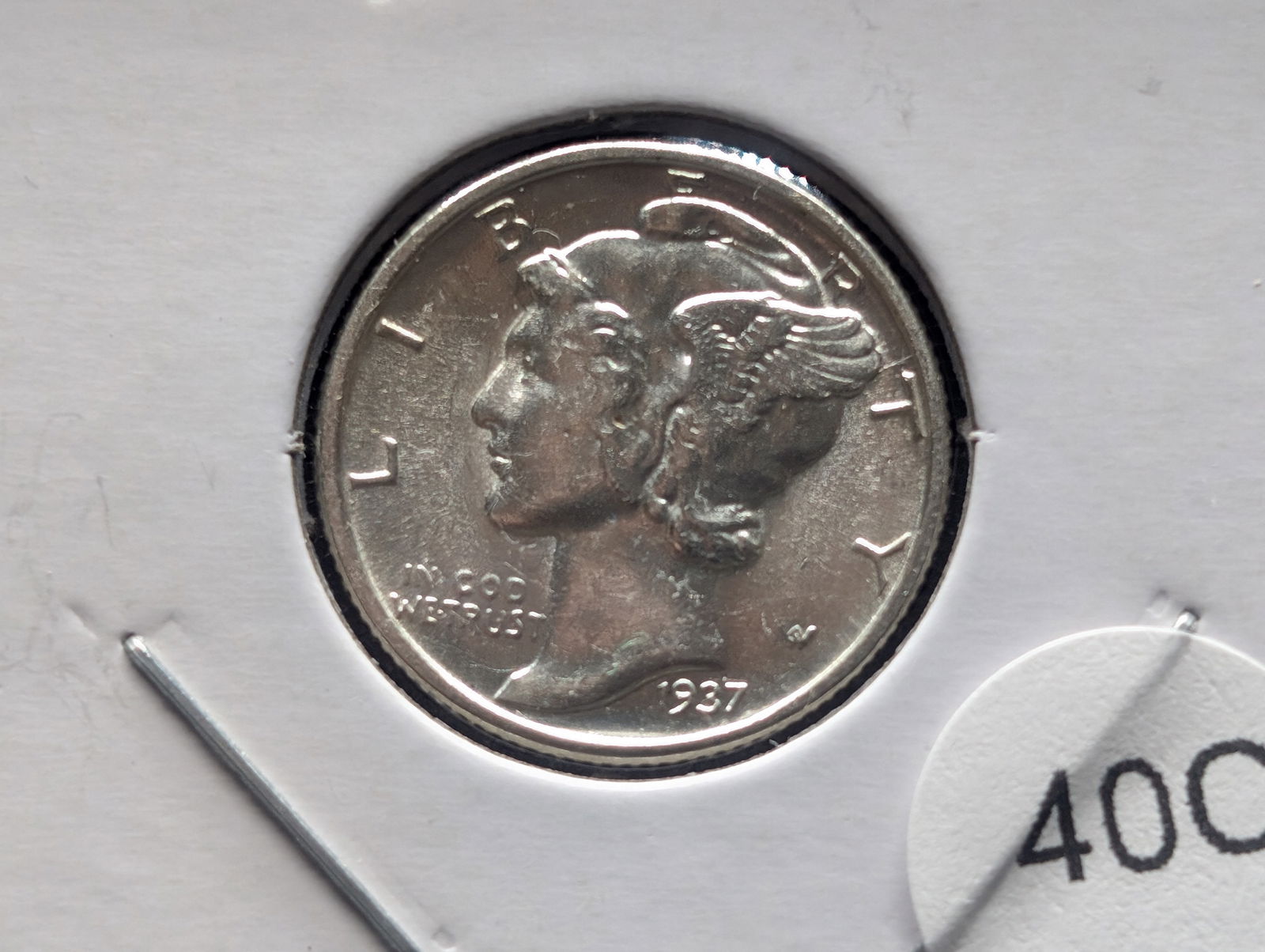 1937 Mercury Dime. (1 of 3)