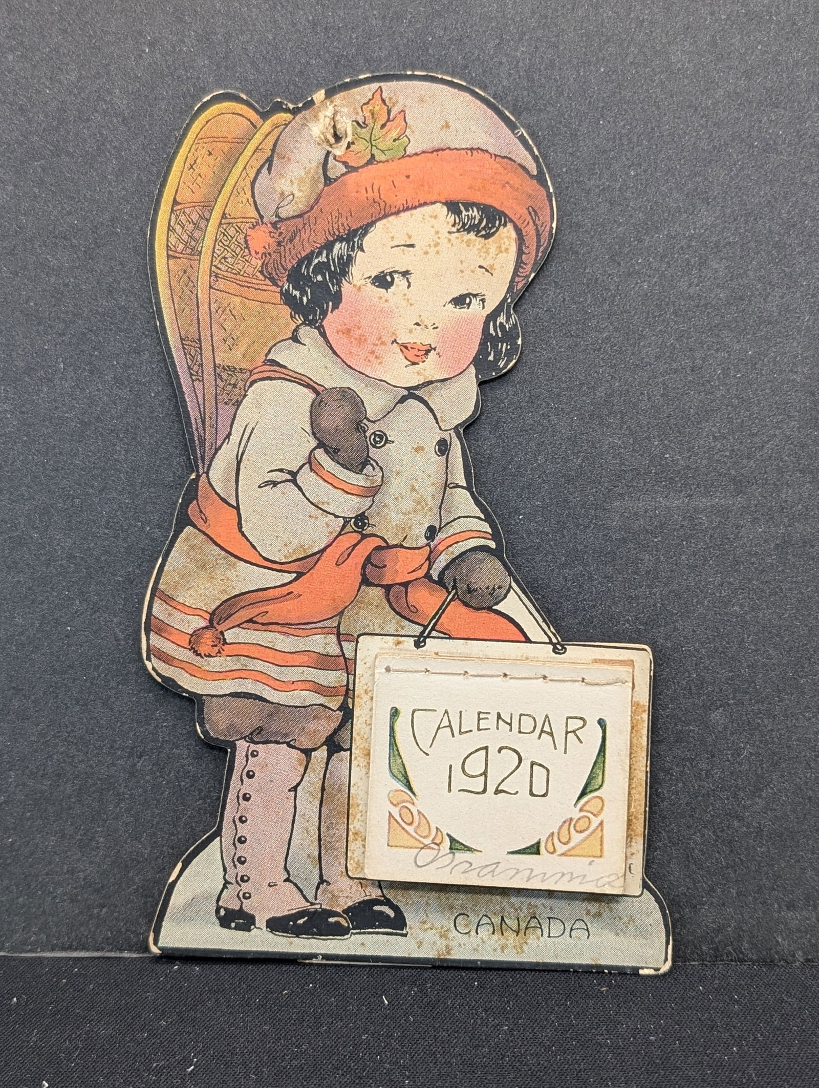 1920 Stand Up Calendar Auction