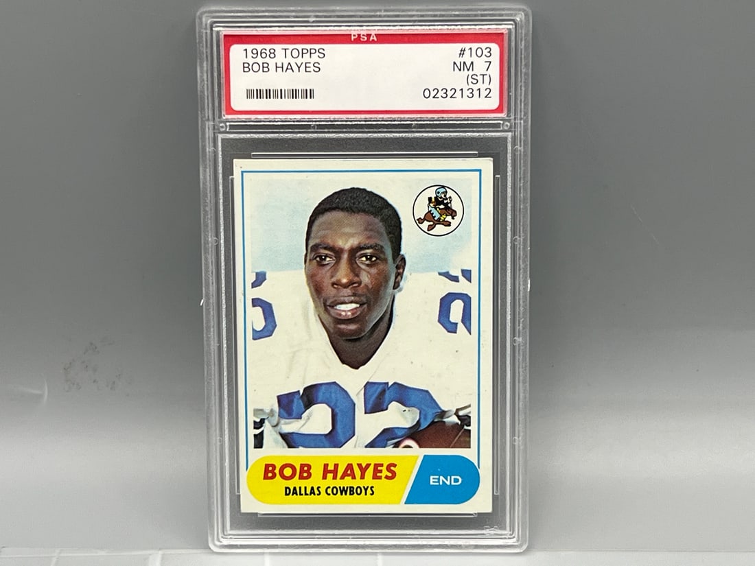 1968 Topps Bob Hayes #103 PSA NM 7 (ST) (1 of 2)