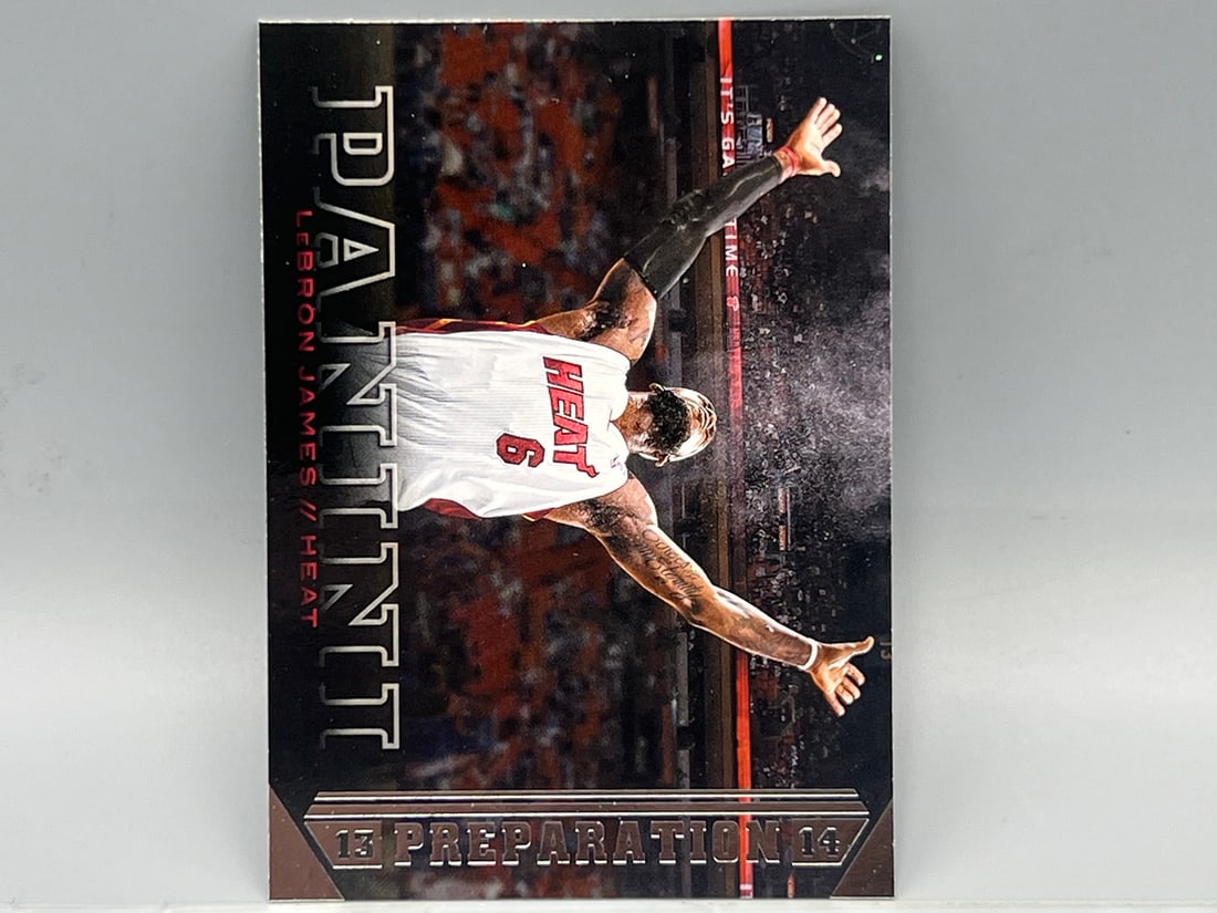 2013-14 Panini LeBron James Preparation Insert #5 - Chalk Toss (1 of 2)