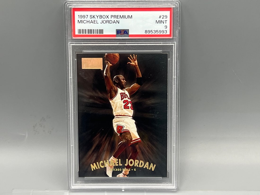 1997 Skybox Premium Michael Jordan #29 PSA Mint 9 (1 of 2)