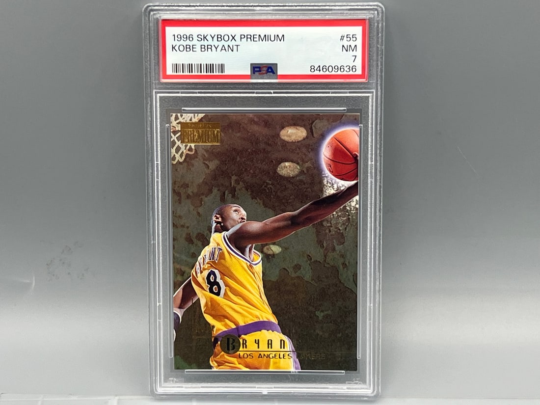 1996 Skybox Premium Kobe Bryant RC #55 PSA NM 7 (1 of 2)