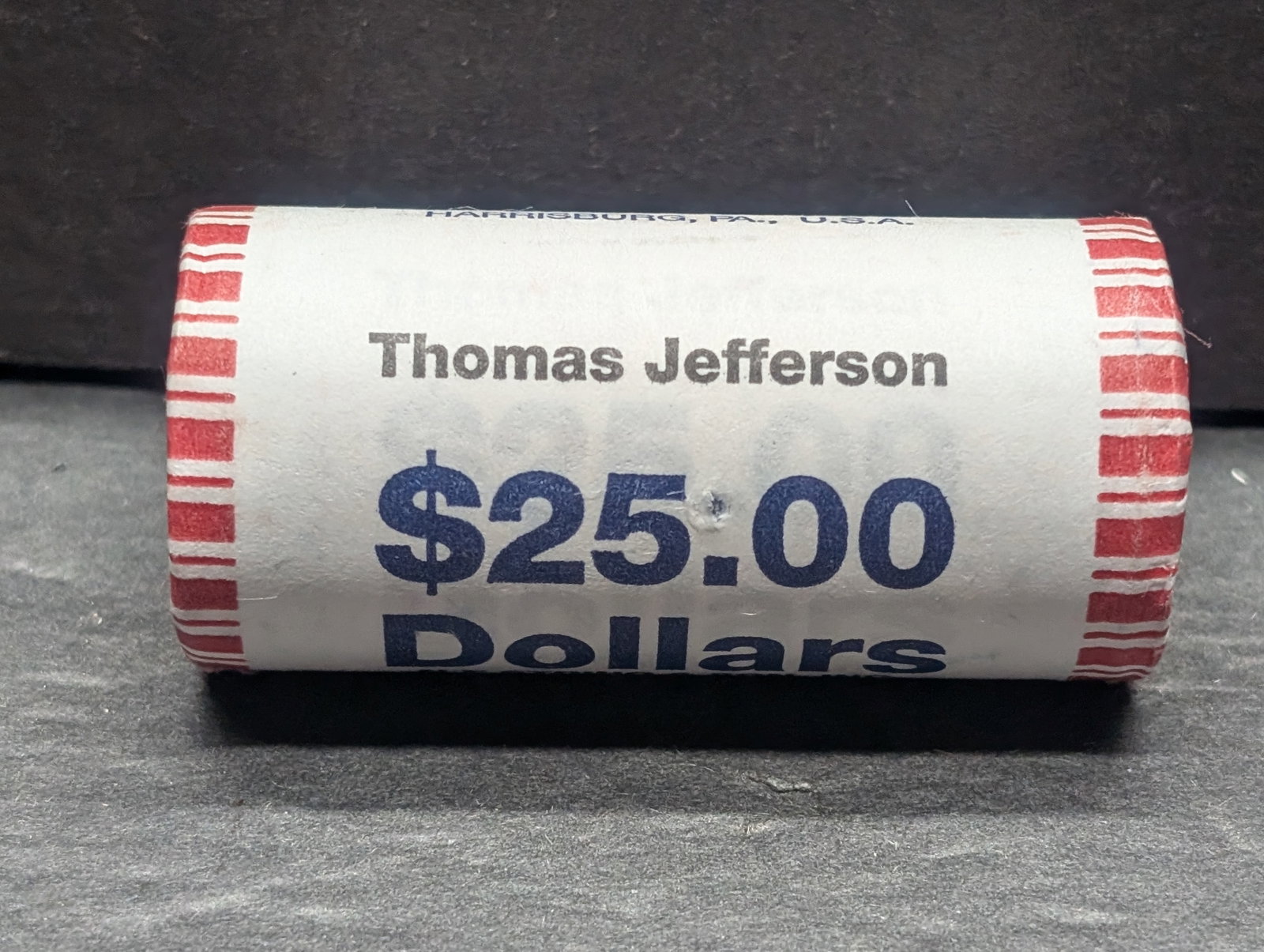 Roll of (25) BU 2007 Thomas Jefferson Presidential Dollars: Roll of (25) BU 2007 Thomas Jefferson Presidential Dollars
