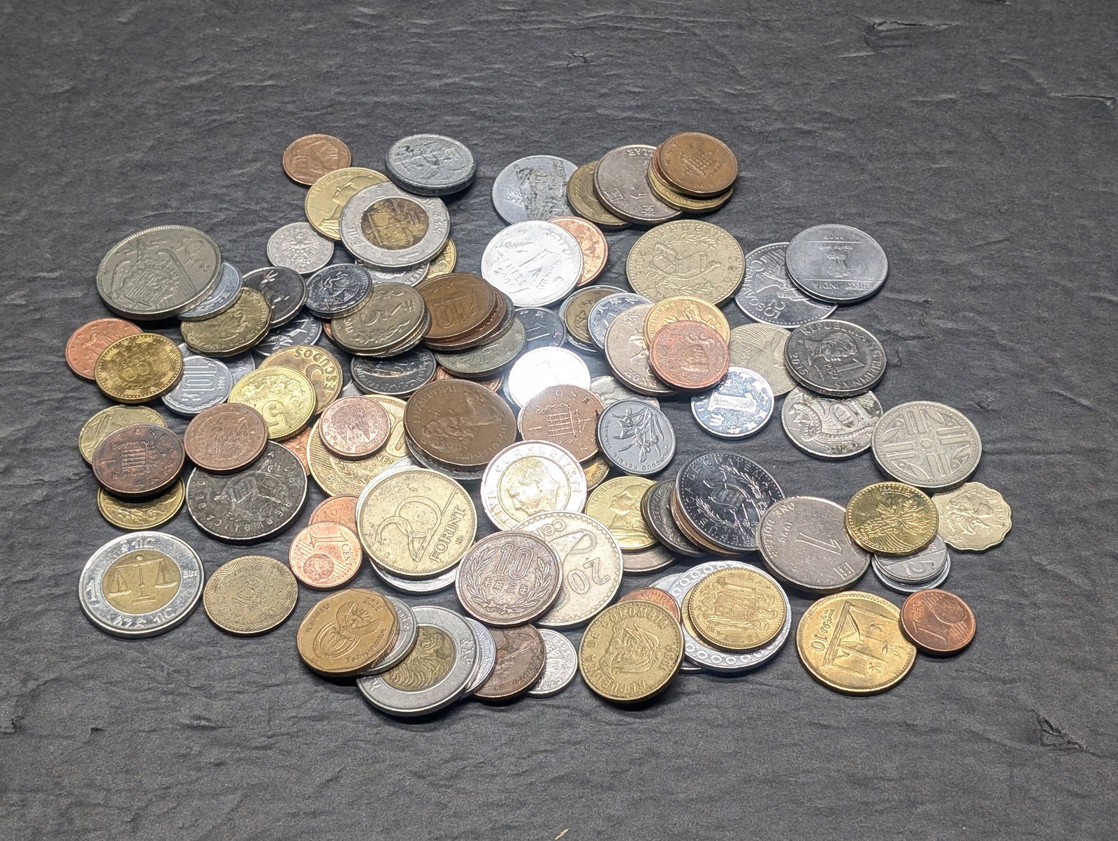 1 Pound World Coins (Many Proof/Unc-About 100 Coins) Unsearched! (1 of 5)
