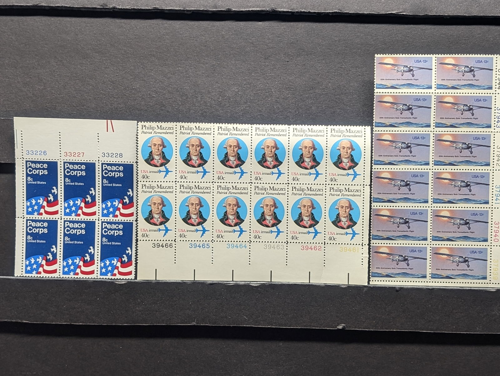 3 Plate Block Stamps- Mint, Never Hinged (1 of 3)