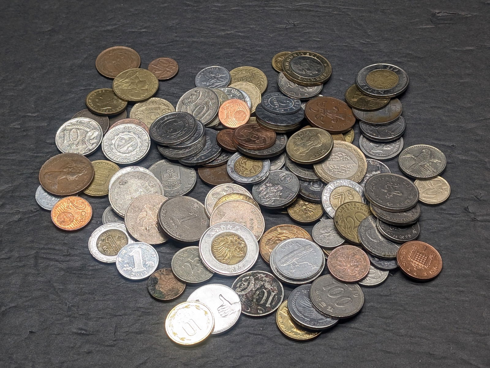 1 Pound World Coins (Many Proof/Unc-About 100 Coins) Unsearched! (1 of 5)