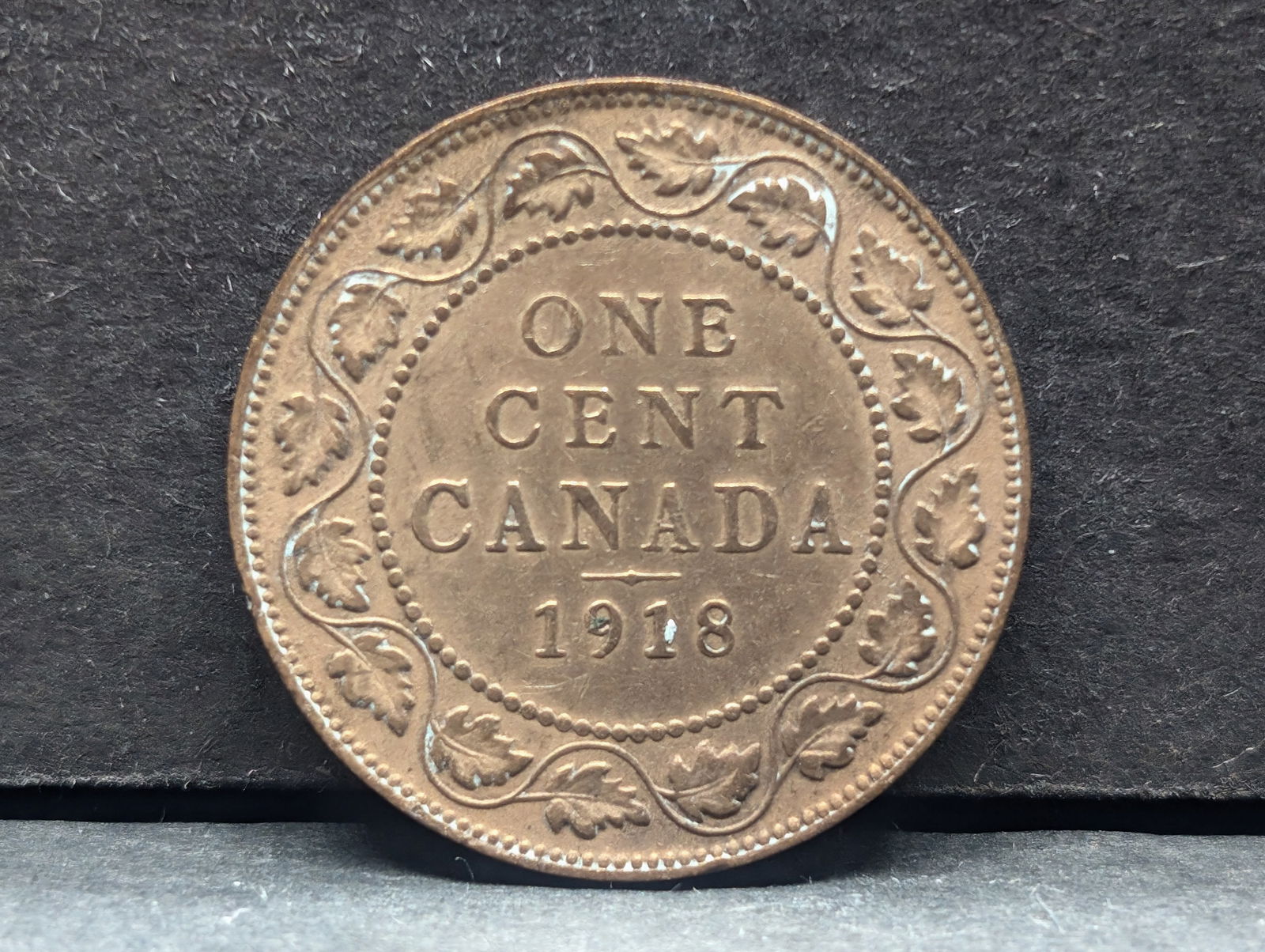 1918 (Great Details & Nice Grade) Canada One Cent, 106 Years Old! (1 of 2)