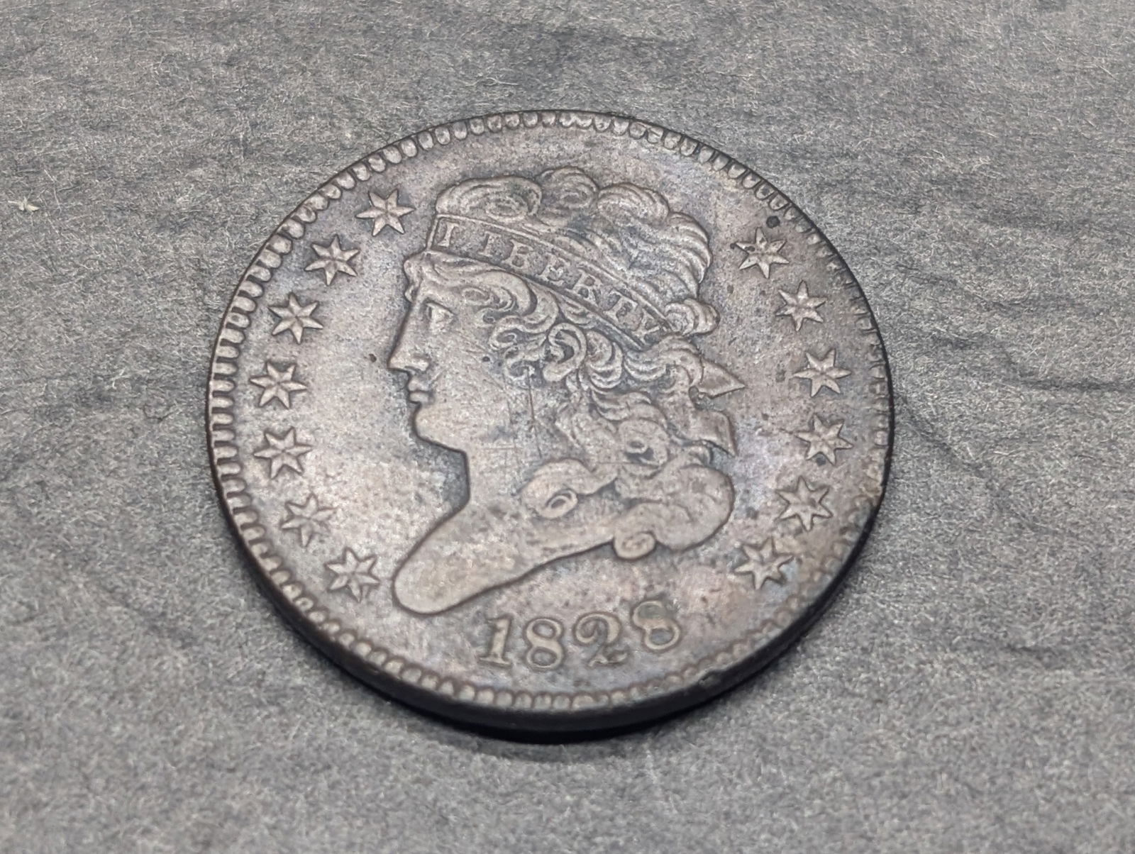 1828 Classic Head Half Cent - XF - Very Nice Detail (1 of 2)