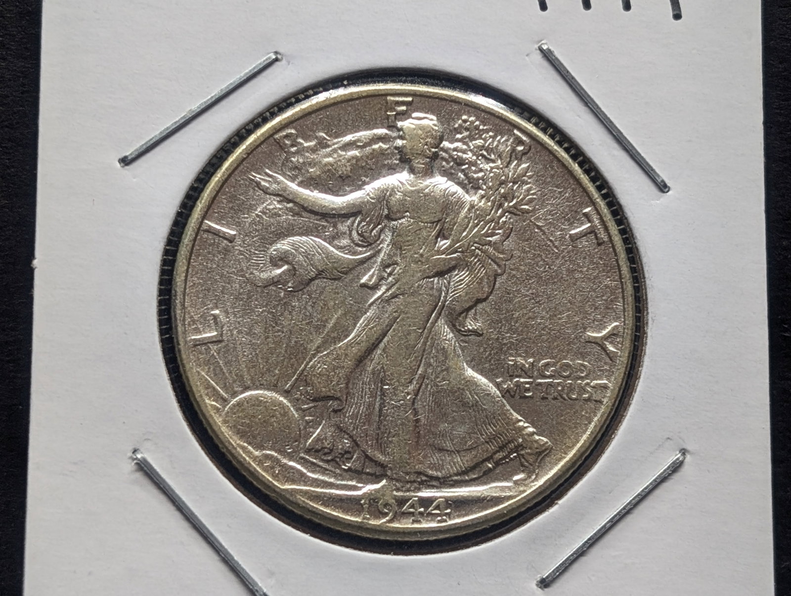 1944 Walking Liberty Half Dollar, XF: 1944 Walking Liberty Half Dollar, XF