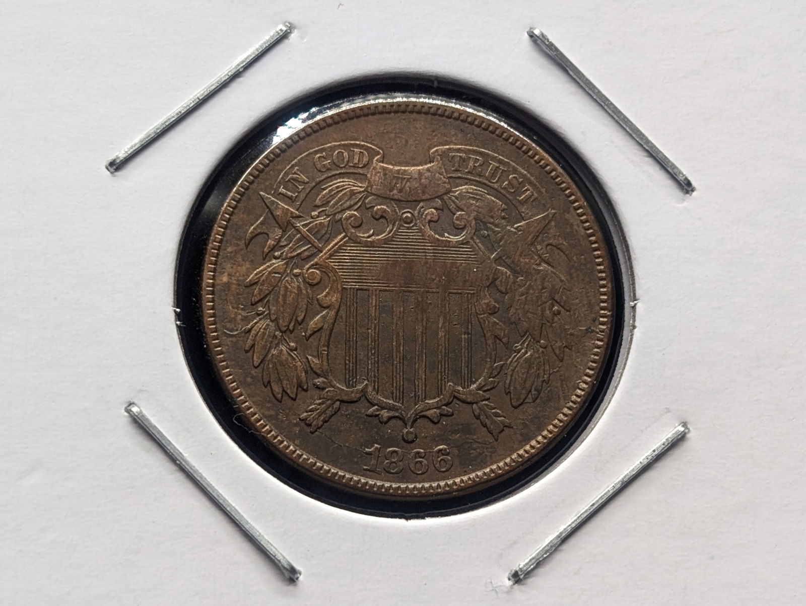 1866 2 Cent Piece (1 of 3)