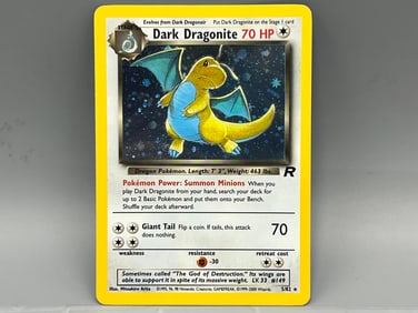 2000 Pokemon Rocket Dark Dragonite Holo #5/82