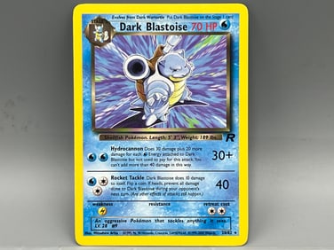 2000 Pokemon Rocket Dark Blastoise #20/82