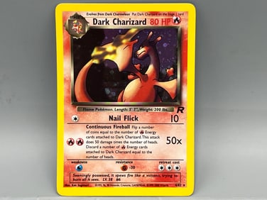 2000 Pokemon Rocket Dark Charizard Holo #4/82
