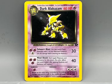 2000 Pokemon Rocket Dark Alakazam Holo #1/82