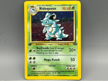 1999 Pokemon Jungle Nidoqueen 1st Edition Holo #7/64