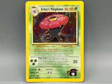 2000 Pokemon Gym Heroes Erika's Vileplume Holo #5/132