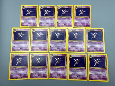 Lot of (14) 1999 Pokemon Fossil Haunter #21/62