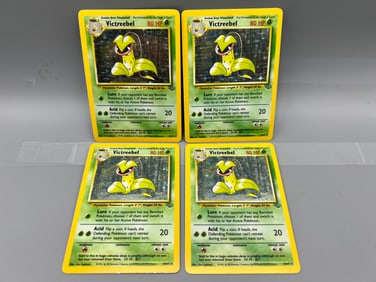 Lot of (4) 1999 Pokemon Jungle Victreebel Holo #14/64